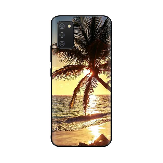 For Samsung A03s Case Silicone Soft Space Wolf Phone Cover For Galaxya03s A 03s A03 S Case 6 .5 Inch Tpu Bumper Fundas Painted