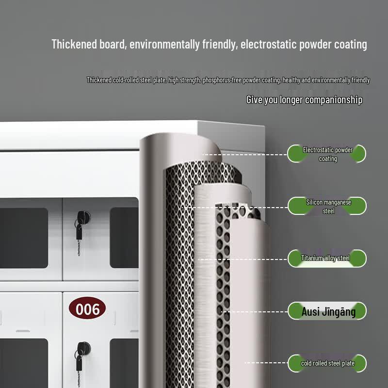 Jingwei 12-Door Mobile Phone and Electronic Device Storage Cabinet