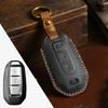 Leather Car Key Case Cover Holder Keychain Shell for Nissan Juke Leaf Micra K12 Note Patrol Qashqai J11 J10 Tiida Versa X Trail