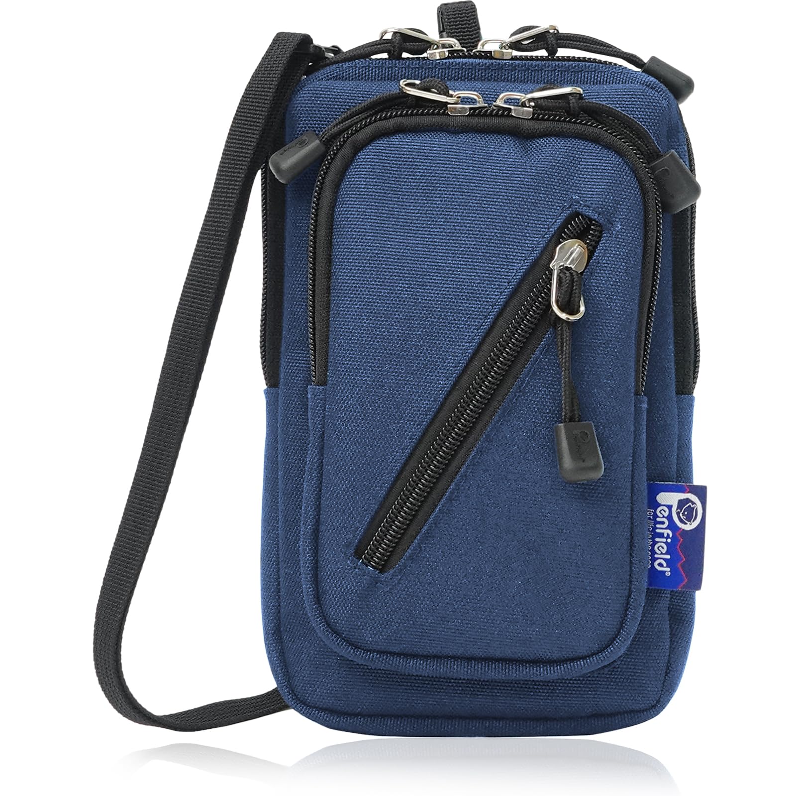 

Penfield Pouch with Shoulder Smartphone Multiple Large Navy 2 2-Way Strap, Storage, Pockets, Capacity,