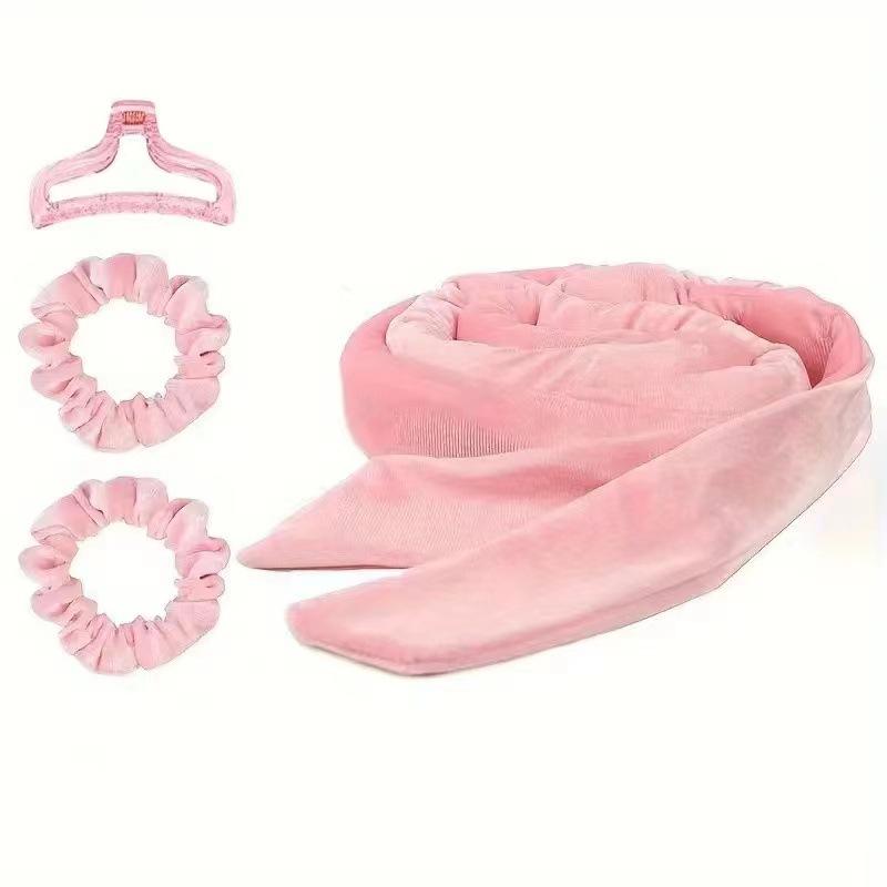 Diadema rizadora sin calor Rizadores de pelo sin calor Cinta Rizadora Perezosa Rodillos de pelo de seda Rizos para dormir Diadema suave Herramientas de peinado