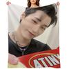 ATEEZ San Throw Blanket Plush Blankets and Throws Cute Plaid Moving Blankets