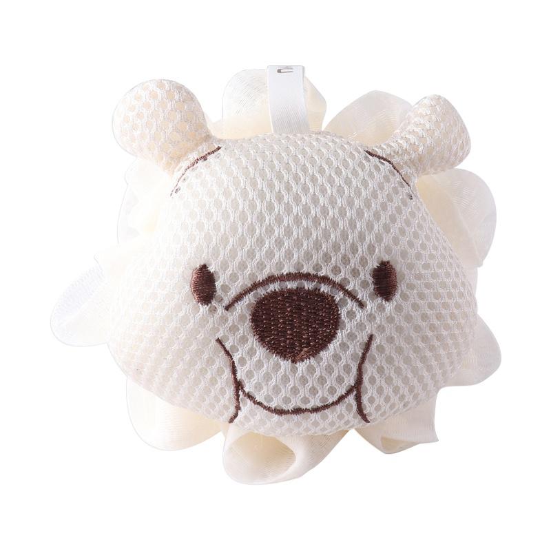 Cartoon Bath Sponge Double Sided Shower Brush Handheld Scrubber Easy Exfoliating Tool for Adults Home Bathroom