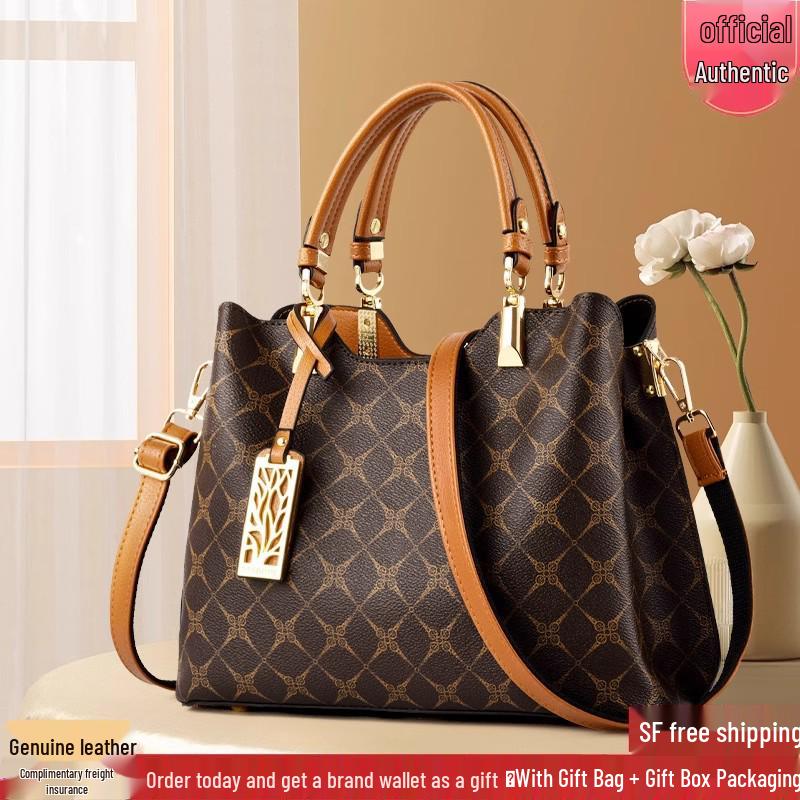 Lindy Kangaroo 2025 Genuine Leather Women's Crossbody Handbag - Soft Festival Gift for Mom with Gift Box