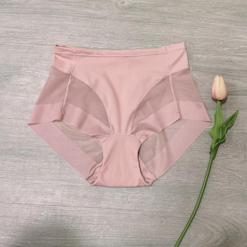 Transparent Butt-Lifting Mid-Waist Thongs: Breathable, Elastic, Comfortable, Plus-Size Women's Underwear