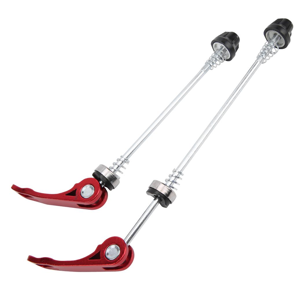 2pcs Road Mountain Bicycle Quick Release Skewers Bike Front Rear Skewer AccessoryRed