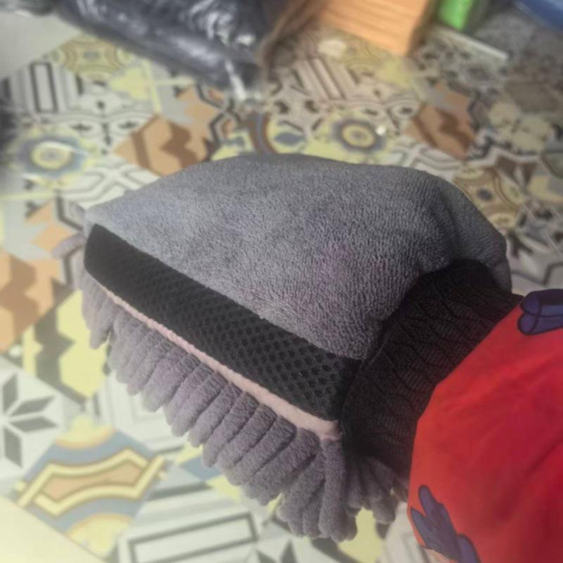 Mikrovláknové rukavice na umývanie auta - Extra hrubé, nepoškriabu, obojstranné, 100 g