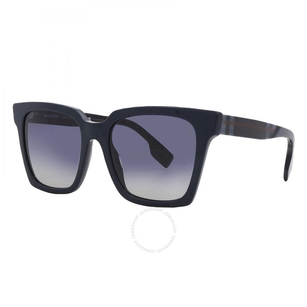 Burberry Maple Blue Gradient Square Ladies Sunglasses Be4335 39884l 53