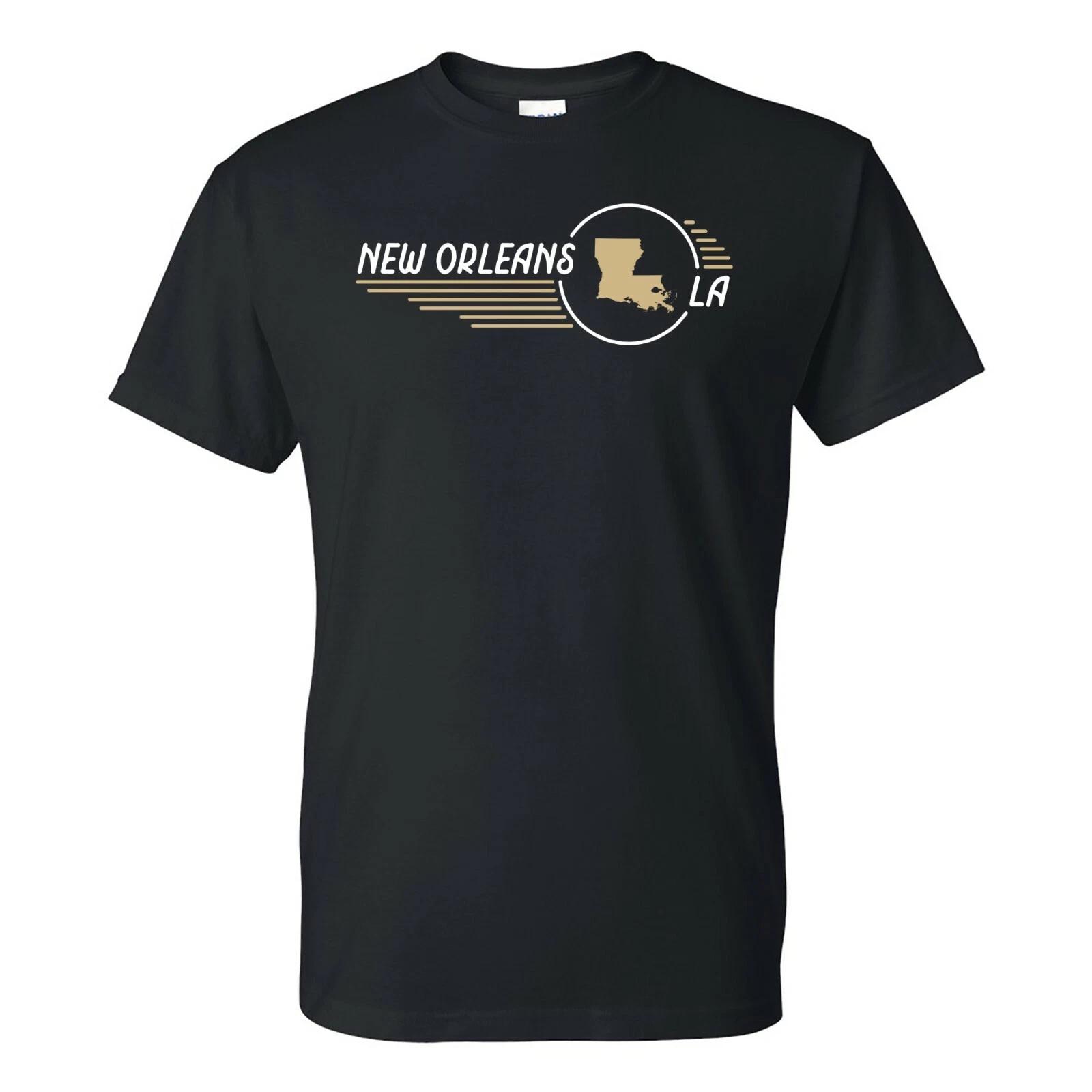 New Orleans Retro Roadster - Texas Vintage Hometown Vacation T Shirt - Black M
