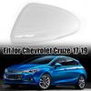 For Chevrolet Cruze 2017-2019 White Front Left Rearview Mirror Cover Replace 1x