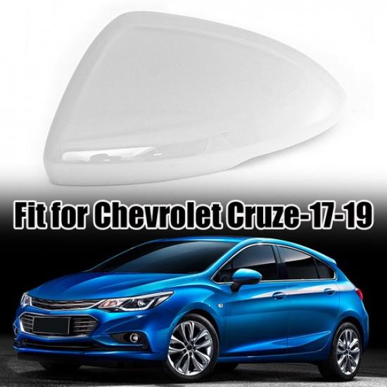 For Chevrolet Cruze 2017-2019 White Front Left Rearview Mirror Cover Replace 1x