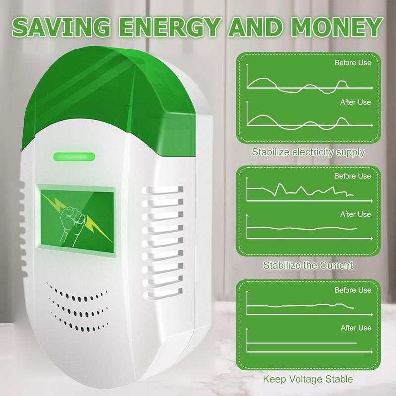 Fireproof Energysaving Electrical Socket Adapter Electricity Reducer Compact Powering Saving Device Watt Save Tool for appliance