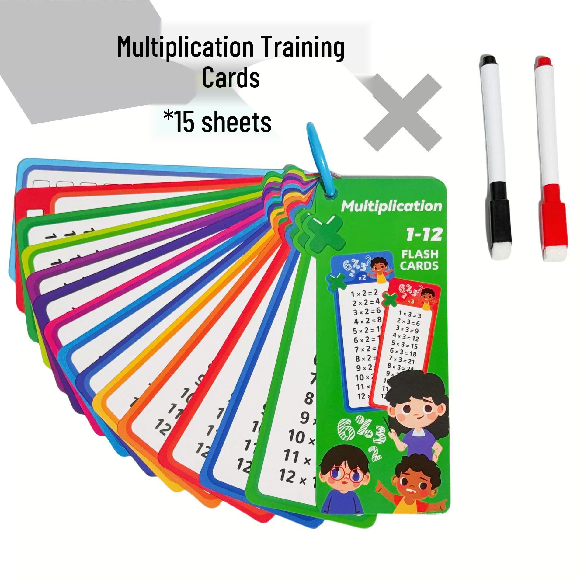 

Карточки по элементарной арифметике: Международная математическая практика для детей - Сложение, вычитание, умножение и деление