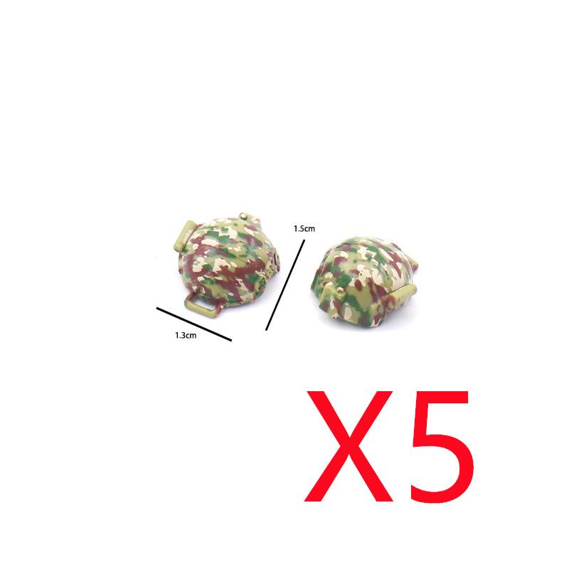 Military Building Accessories Mini Brick Camouflage   Hat Tactical Helmet Peaked Cap Backpack Radio Toy Gift DIY K040