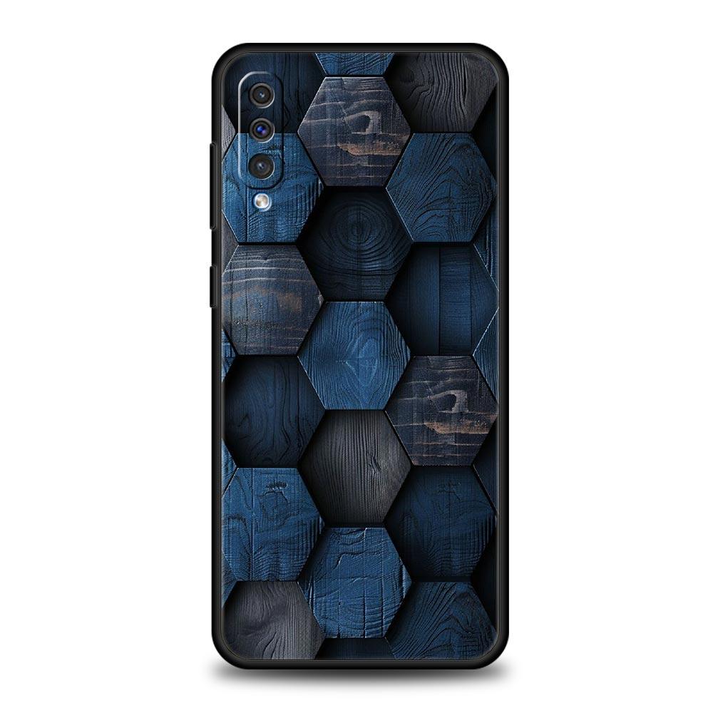 Honeycomb Pattern Phone Case For Samsung A26 A36 A56 A54 A52 A50 A70 A40 A12 A14 A16 A22 A24 A42 A34 A32 5G A04s A06 5G Cover