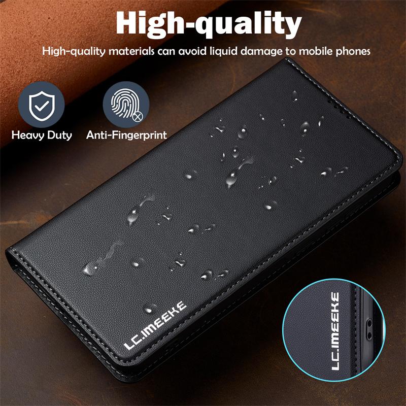 Magnetische Flip Lederhülle für Samsung Galaxy S25 S24 S23 S22 S21 A14 A15 A34 A35 A52 A53 A54 A55 Brieftasche Kartenfach Hülle Handyhülle