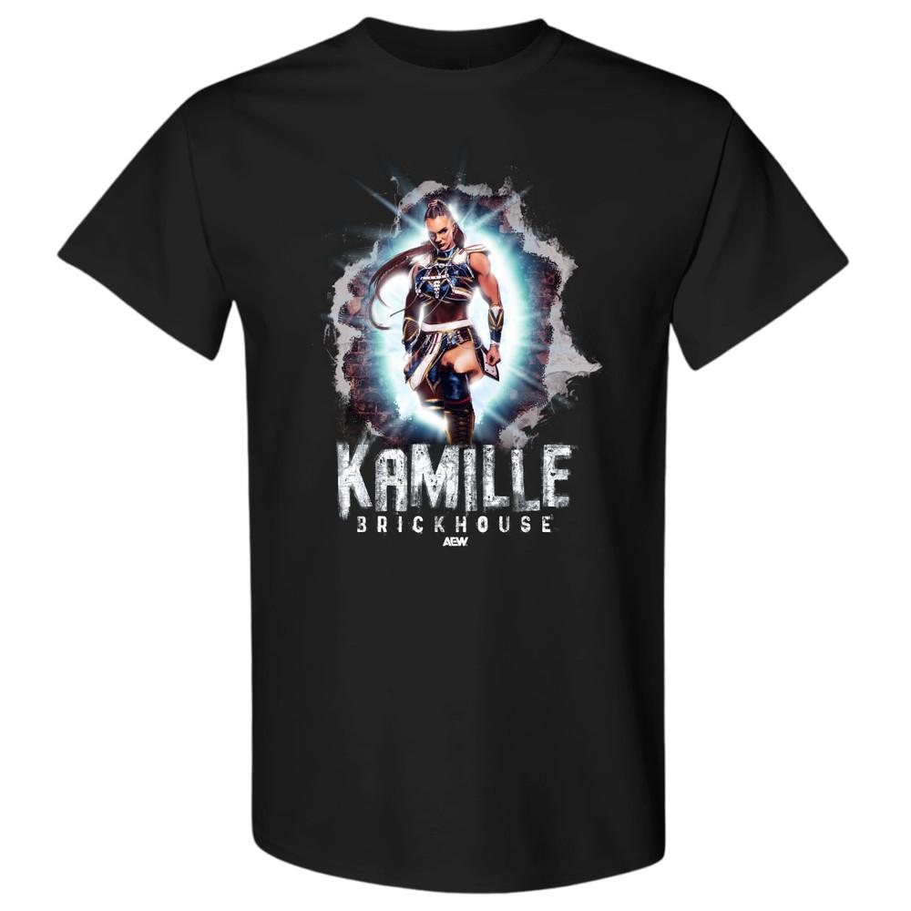 Kamille  Brickhouse AEW Official TShirt Unisex T-Shirt S