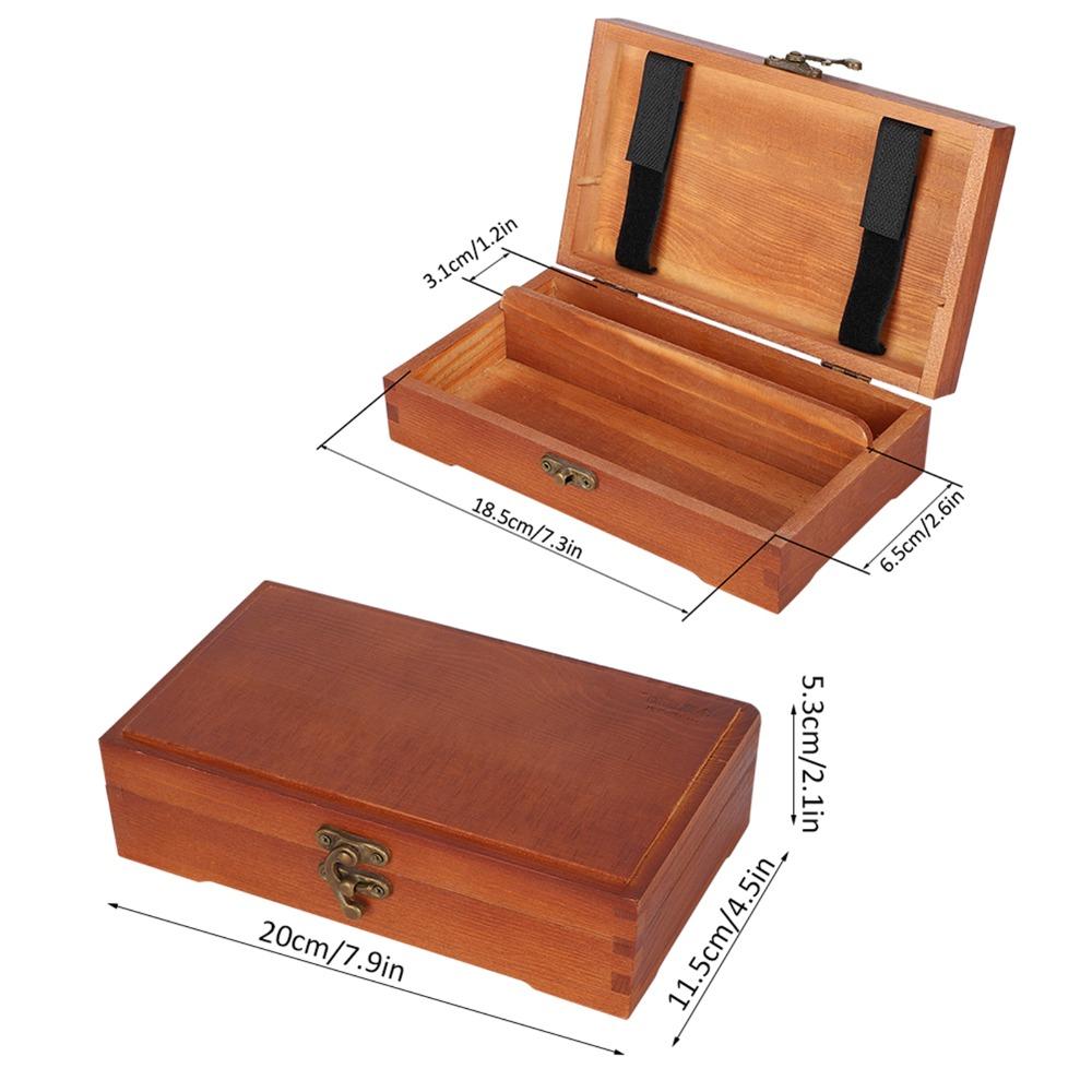 1PCS Lockable Closure Pencil Storage Case Hinged Lid Design Jewelry Organizer Box Home Decoration