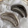 Alloy Hollow Moon Hair Claw Clip Retro Temperament Hair Claw Clip for Women Spring Summer Vintage Back Head Hair Styling Clip