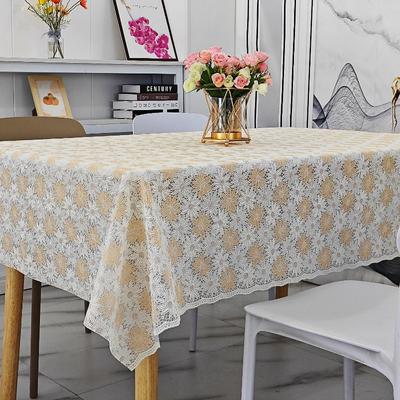 PVC Printed Square Tablecloth Waterproof Oil Resistant Washable Table Cloth Home Minimalist Dining Table Coffee Table Cover