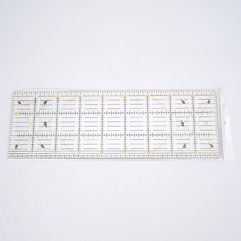 DIY acrylic patchwork ruler, clothing vertical ruler sewing ruler, cutting fabric tool tool sewing ruler