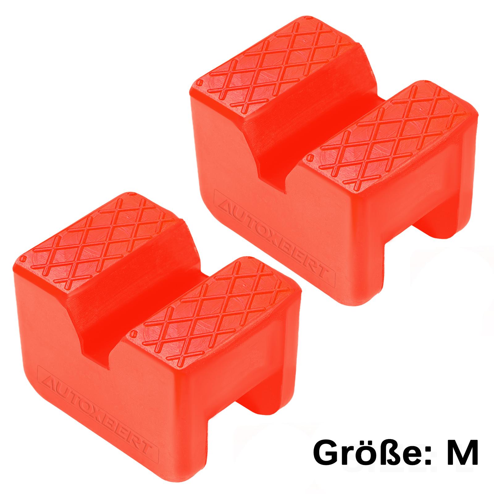 

2PCS Car Lift Jack Stand Pads Slotted Lift Pad Adapter Repair Tool Frame Rail Anti-slip Support Protector Different Size Red size M