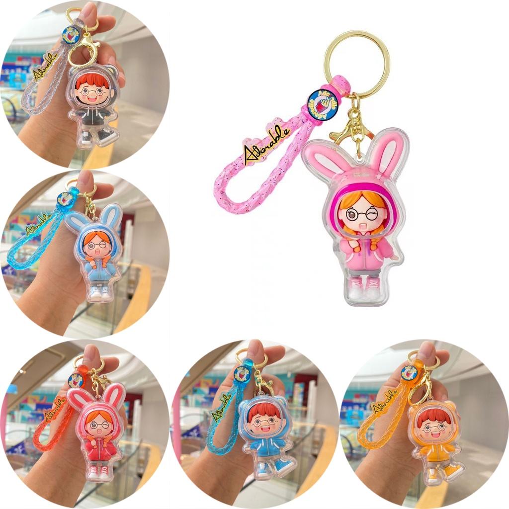 Stylish Acrylic Keychain For Couples Suitable For Cars Bags And Keys Bah-0028