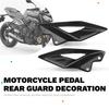 ABLZ-Foot Pedal Heel Guard Plates Decoration Motorcycle Guard Plates Decoration Guard Plates Decoration For Triumph