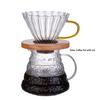 High Borosilicate Glass Coffee Percolators, Hand Drip Sharing Pot, Filter Funnel Set, Coffee Maker, Heat- Resisting, Household