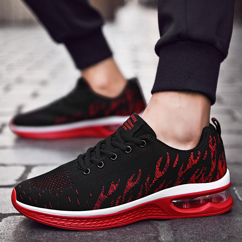 Mesh sports shoes men's non-slip shock-absorbing running shoes men's shoes soft sole breathable wear-resistant casual and comfortable mesh running