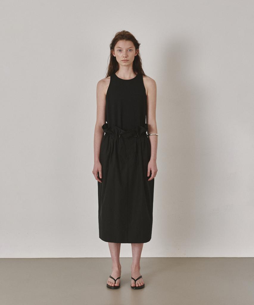 Bopeu Nerin Gather Skirt (Black)