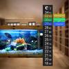 5/10 Piezas/Lote Termómetro para Acuario de Doble Escala Pegatina Adhesiva Medidor de Temperatura para Pecera