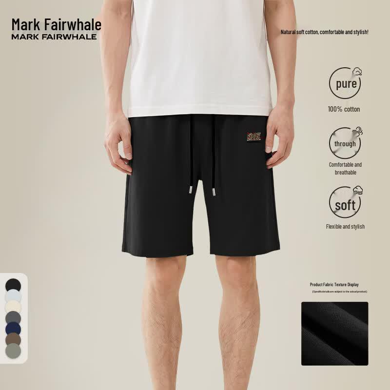 MARK FAIRWHALE Men s Summer Casual Cotton Shorts 3XL