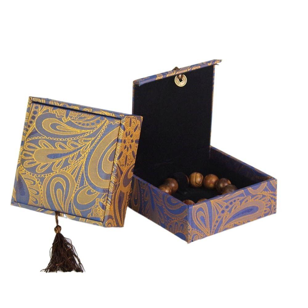 Chinese Style Jewelry Packaging Box Rectangular Ring Gift Box Bracelet Storage Box for Woman