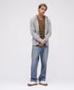 AVIREX DAILY FULLZIP RIB PARKA 6153641 L Grey