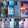 New Landscape Winter Light Snow Luxury Phone Case For Redmi 13C 14C Note 14 13 Pro Plus 5G Clear Capa 12 12C 10A 10C 10 9A 9C 9T