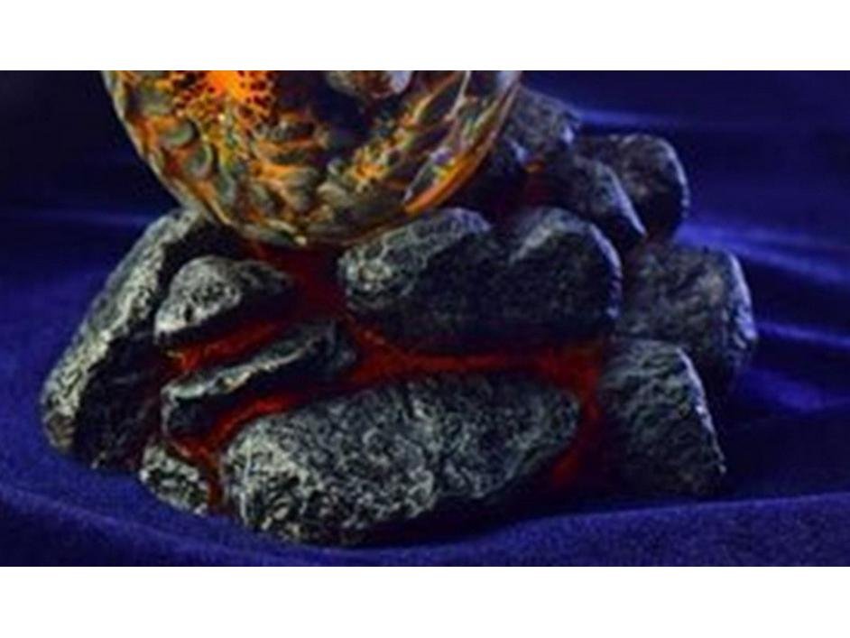 Лампа из смоляного яйца дракона на Хэллоуин - светящееся яйцо динозавра