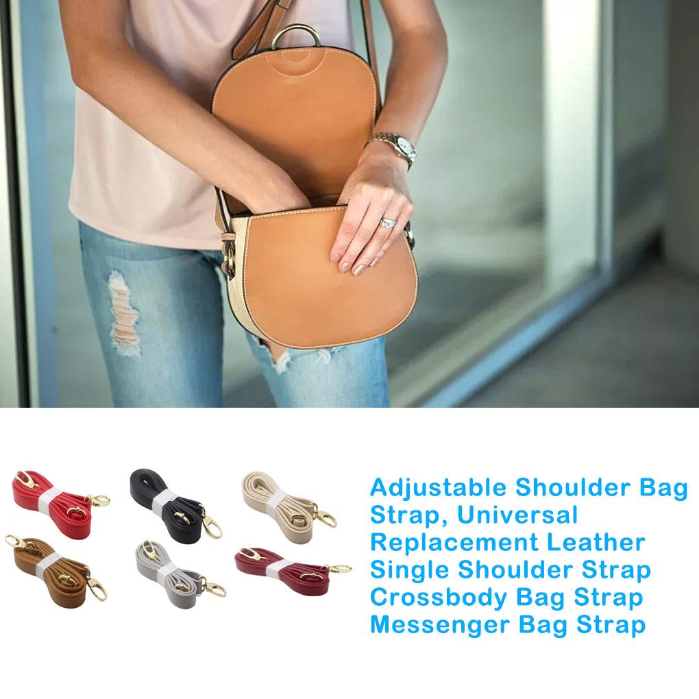 Shoulder Bag Strap Leather Soft Lichee Pattern Crossbody Bags Straps Multi Colors Easy Match Handbag Accessories Women Outdoor