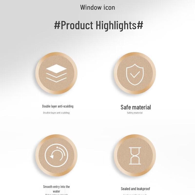 Debo Men's Portable Double-Layer Water Cup