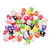 90PCS Mini Resin Mushroom Multi Color Tiny Miniature Mushroom Figurines for Fairy Garden Landscape Aquarium Decor