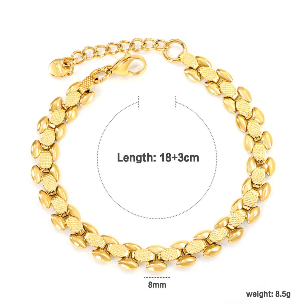 Waterproof Elegant Women's Bracelet Fashionable Personality Cuff Jewelry Accessory