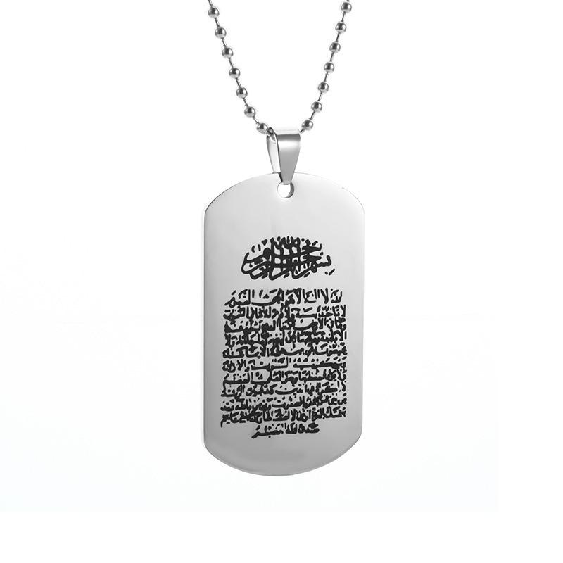 Stainless Steel Necklace New Hot Selling Mens Personalized and Fashionable Mullis Pendant