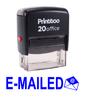 Printtoo Office Stationary Custom Stamp ENTERED Self Inking Rubber