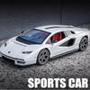 1/24 Lambos Countach LPI800-4 Supercar Alloy Model Diecast Sound Super Racing Lifting Tail Hot Car Wheel Gifts