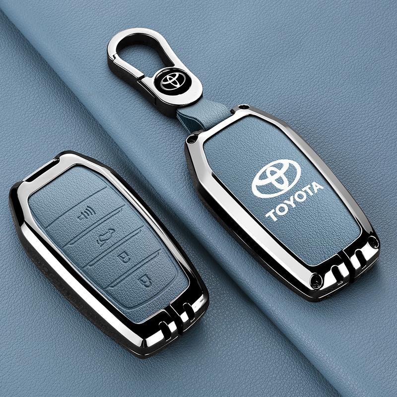 Car Key Case Cover Bag For Toyota Tacoma Fortuner Corolla Venza Grand Highlander RAV4 XSE Prime Land Cruiser Hilux 2023 2024