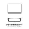 For Tesla Model 3 Highland 2024 Model Y Juniper 2025 Silicone Screen Frame Display Edge Protector Central Control Accessores