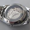 Used Unused item SEIKO Seiko automatic vintage black dial bar index 3 hands day-date exhibition case back men's wristwatch
