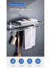 304 Stainless Steel Bathroom Towel Rack and Storage Shelf