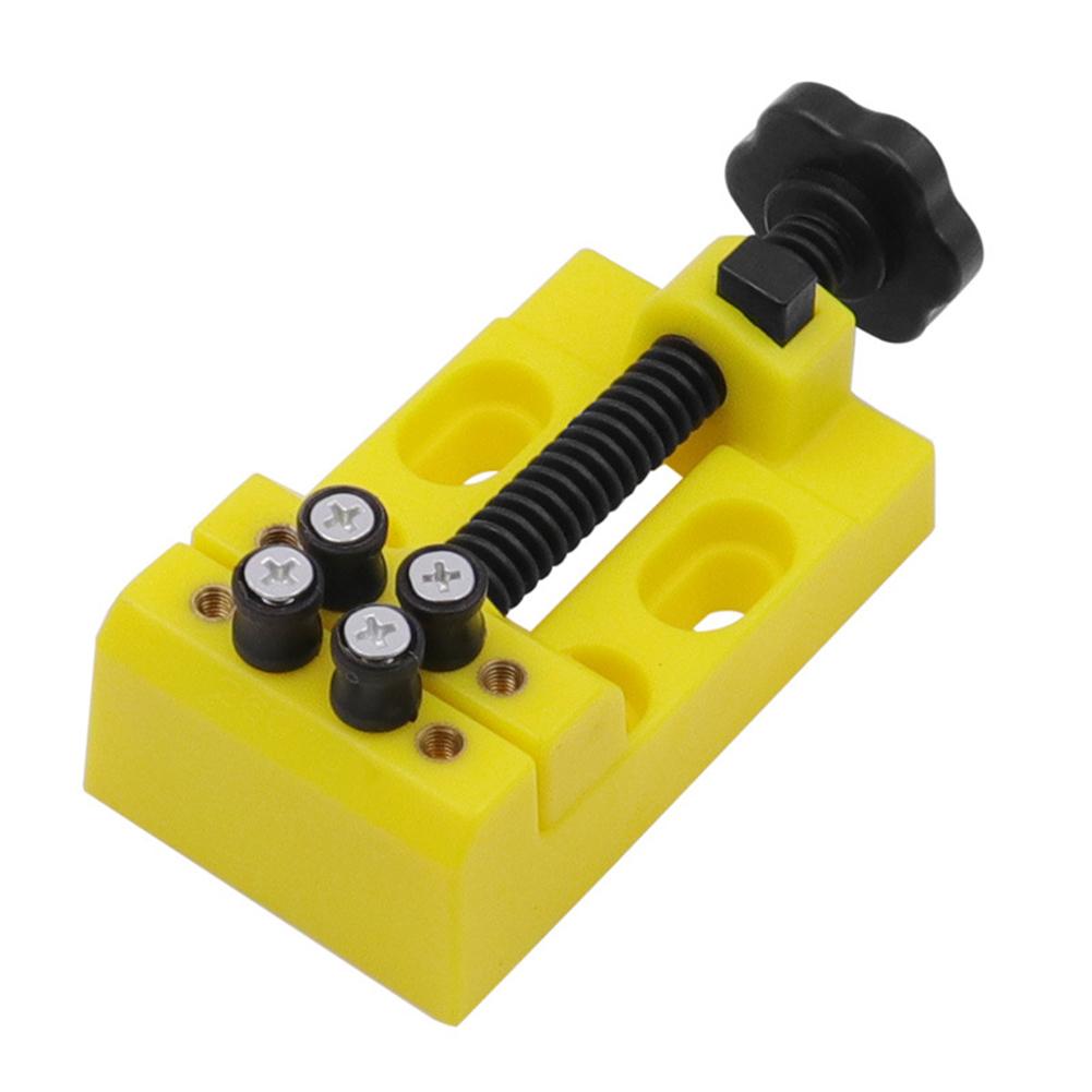 Quick-Release Mini Bench Vise 8-Hole Universal Table Clamp DIY Jewelry Carving Tool for Woodworking Grinding Small Workpieces
