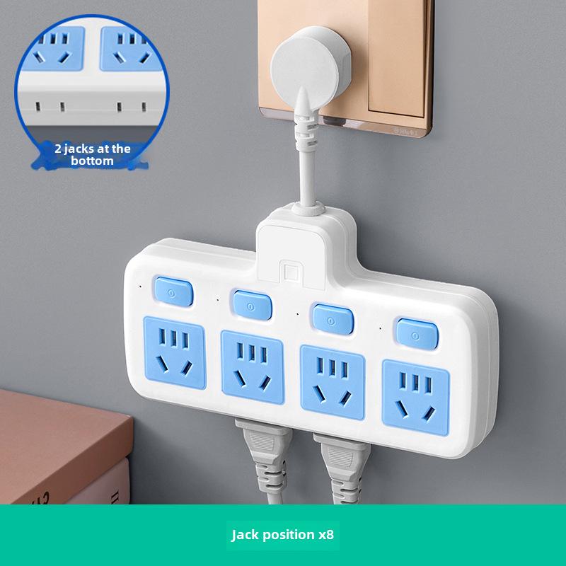 Multifunction USB Nightlight Power Strip with Wireless Multi-Switch and One-to-Many Conversion Sockets.